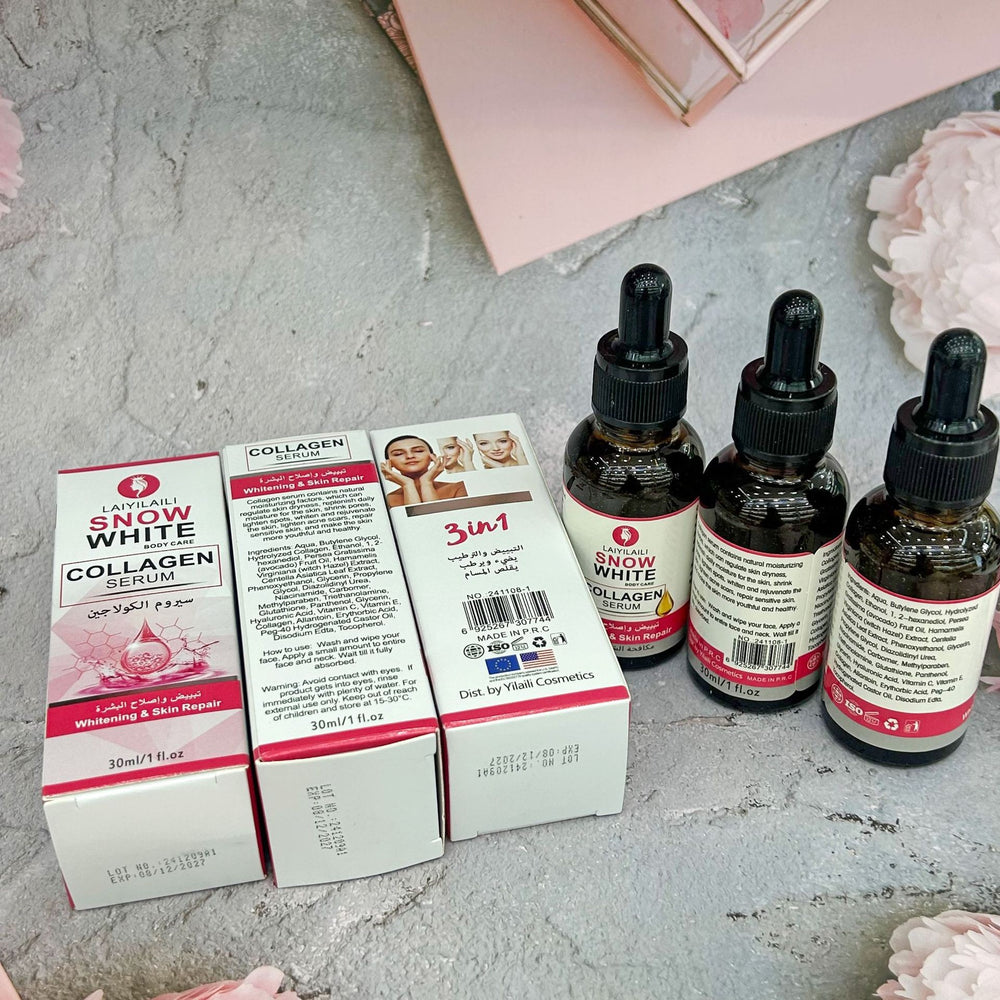pink collagen stock solution 30ml - hydrating & brightening serum - wholesale for export