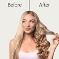 Heatless sleeping curling iron - damage-free hair curling tool with hair clips & hair tie set - big wave style [private label & dropshipping available]