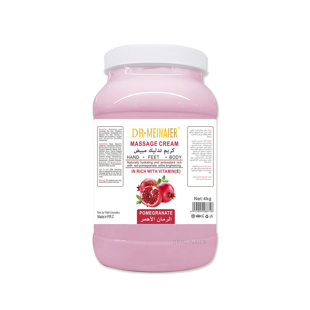 red pomegranate massage cream 4kg vc moisturizing full body massage cream moisturizing, rejuvenating and hydrating export wholesale