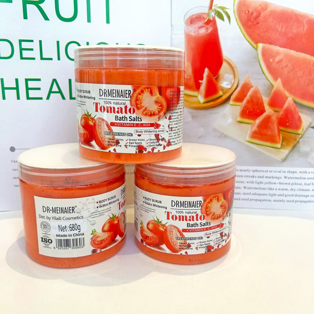 foreign trade tomato scrub bath salt 680g foot bath salt foot bath salt milk rose lavender bath salt