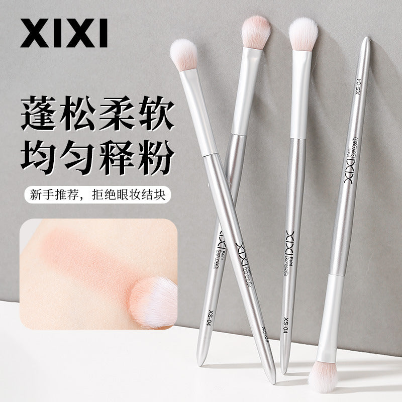 Xixi eyeshadow application brush - beginner friendly eyeshadow brush - eye detailing & blending brush - makeup brush - student makeup tool