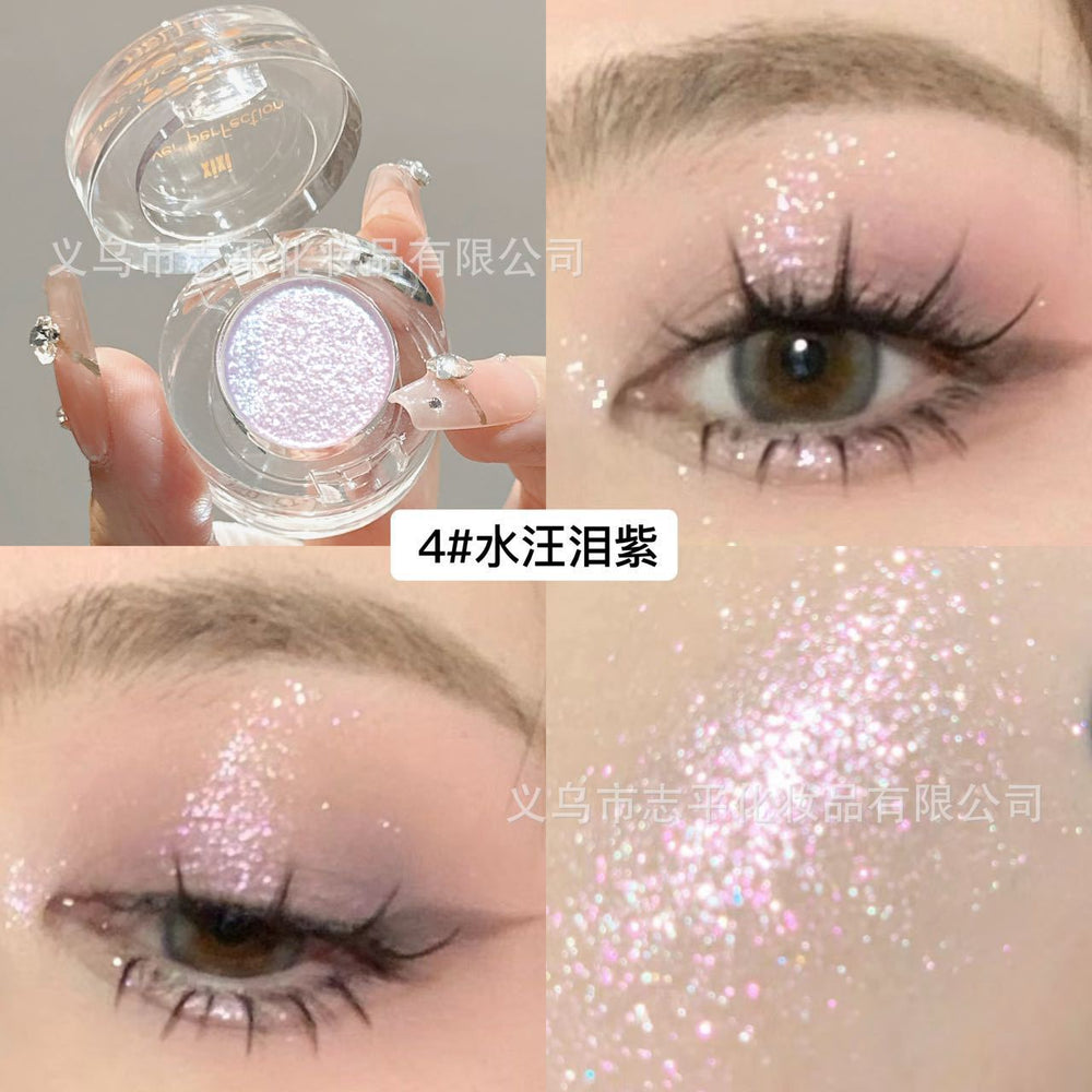 Xixi broken star fireworks highlight eyeshadow pearlescent sparkling silky silky brightening polarized mashed potato single color eyeshadow