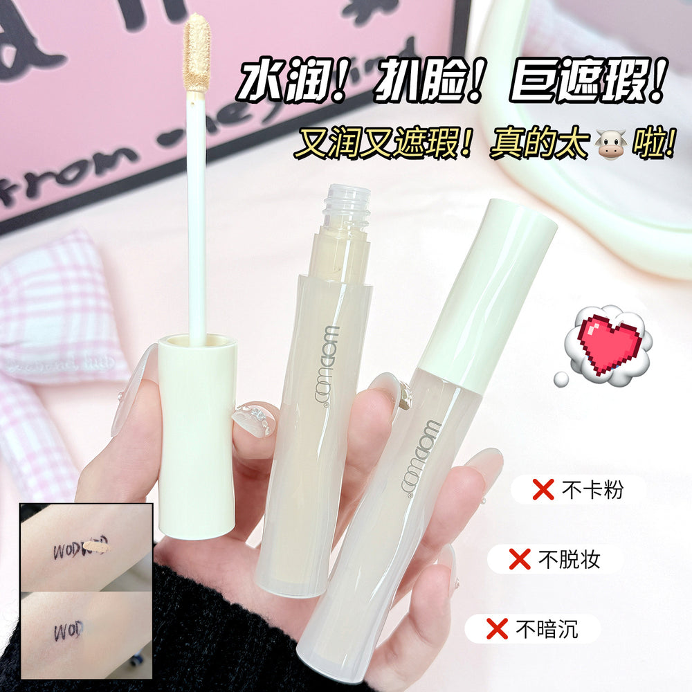 Wodwod light cloud hydrating long-lasting concealer - covers acne scars, dark spots, and dark circles. waterproof and sweat-resistant
