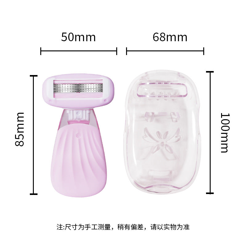New large soap head razor for women's intimate and underarm hair removal - anti-slip, anti-scratch beauty tool - factory wholesale