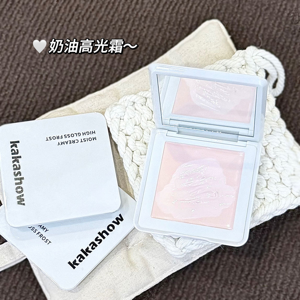 Kakashow cream highlighter - dewy, brightening, and natural finish for face and under-eye highlighting