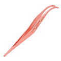 Segmented false eyelash tweezers multi-color segmented eyelashes diy small flexible clip round head clip smooth factory wholesale