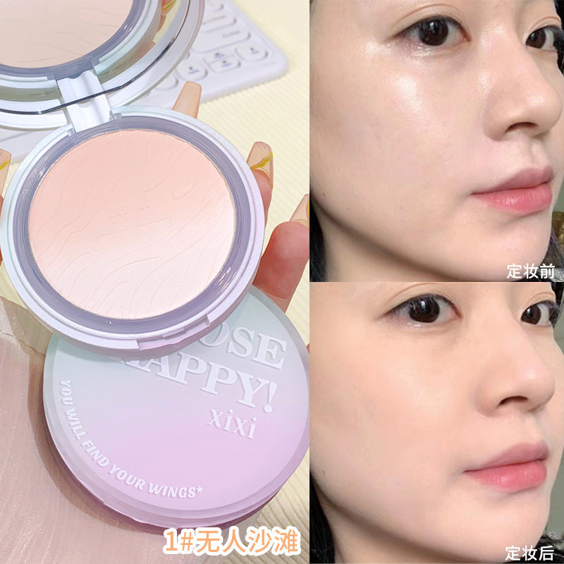 Makeup xixi yun ni soft focus powder matte long-lasting concealer repair brightening waterproof non-removing makeup setting powder bottom
