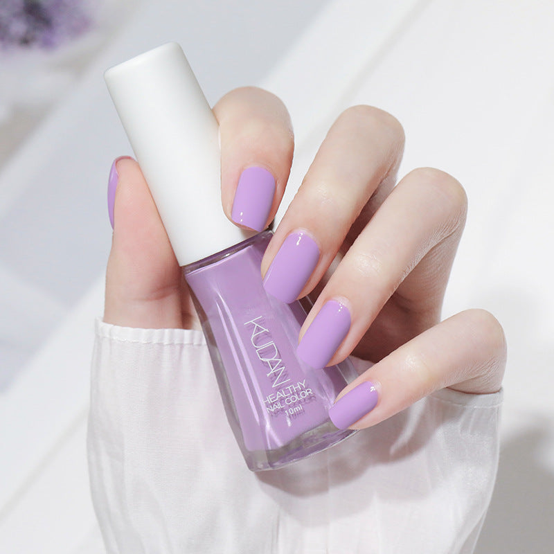 Kudan water-based nail polish 10ml - no bake, long-lasting, peel-off, clear base coat - wholesale from manufacturer