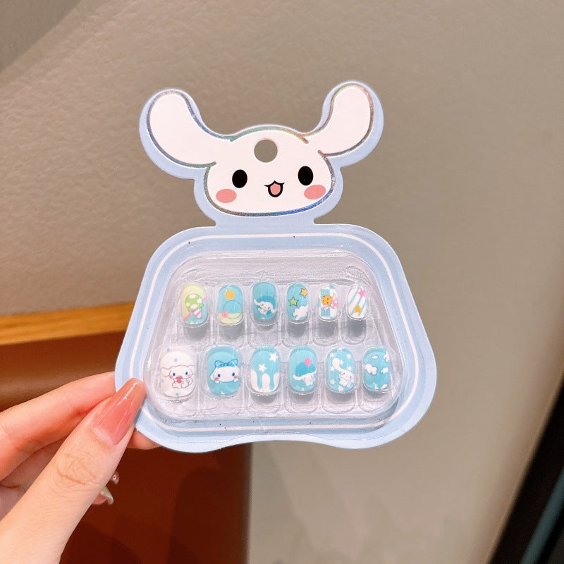 Sanrio series nail stickers - cute & exquisite nail art for kids, featuring kuromi & my melody designs