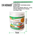 licorice scrub - exfoliating, moisturizing, smoothing, cleansing, and deep cleansing skincare for face and body