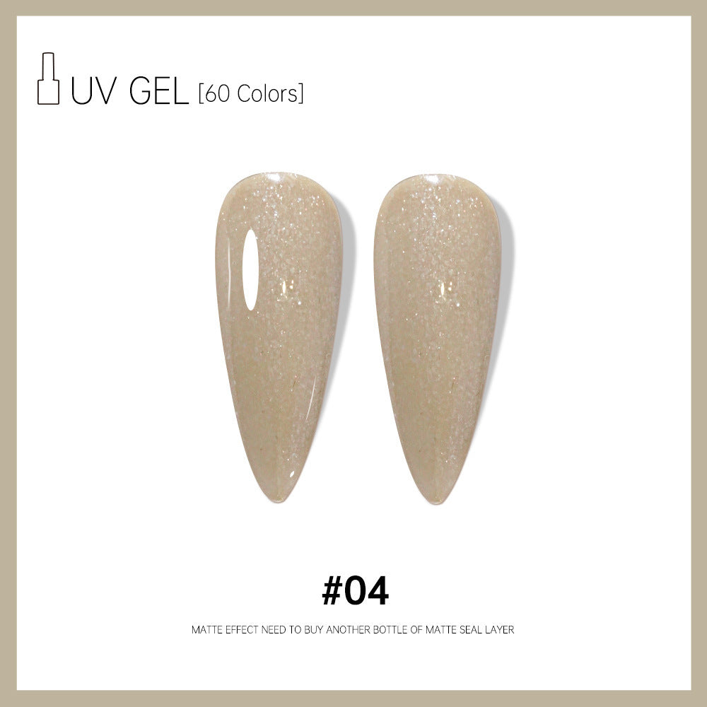 Risyal cross-border exclusive: 60 colors of 15ml gel nail polish - includes basic gel, cat eye gel, and more
