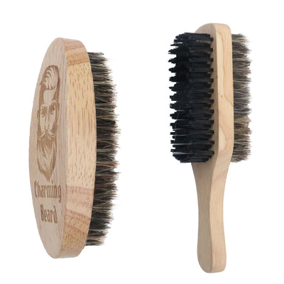 bristle beard brush head brush broken hair brush hairdressing hair brush soft bristle wooden handle neck brush cleaning brush hairdressing supplies