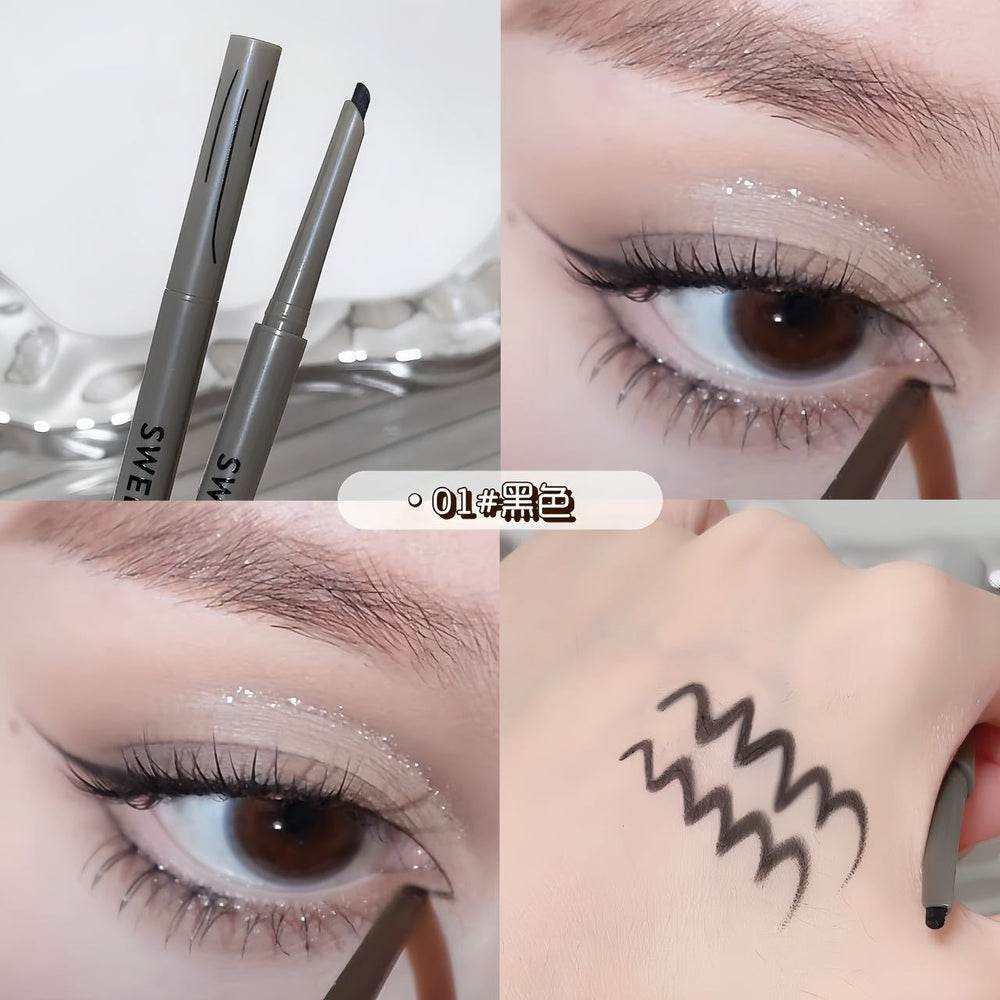 Sweet mint machete eyeliner gel pen long-lasting waterproof sweatproof not easy to smudge outline to shadow silkworm pen