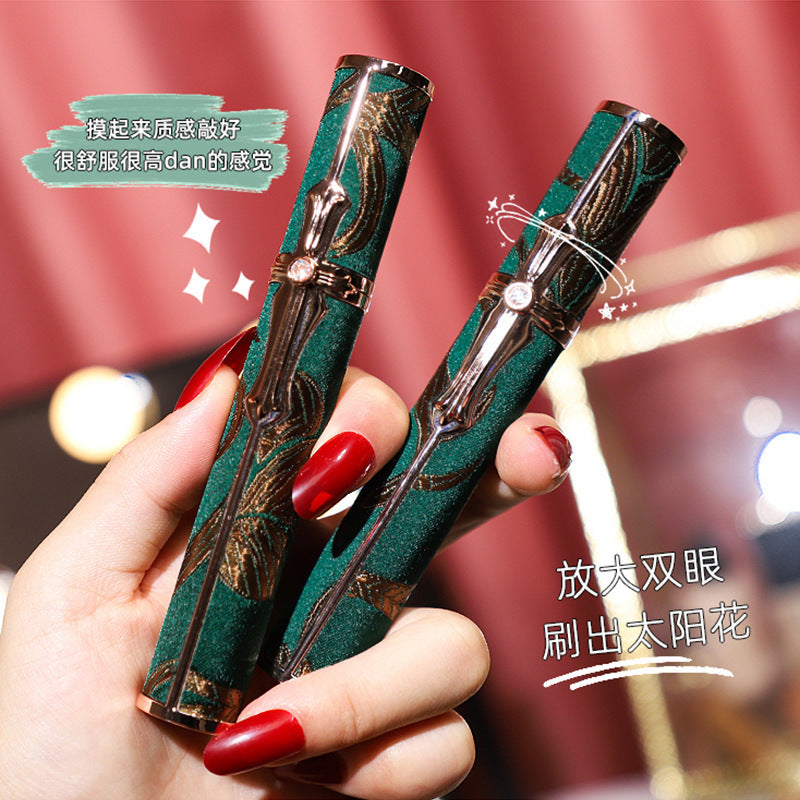 Hojo peacock feather curling mascara - volumizing, lengthening, defined lashes, long-lasting, waterproof, smudge-proof