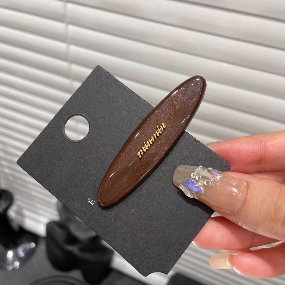 K-style dongdaemun grids pattern leopard print hair clip female elegantcasual bangs clip broken hair fixed easiest for match headwear new arrival