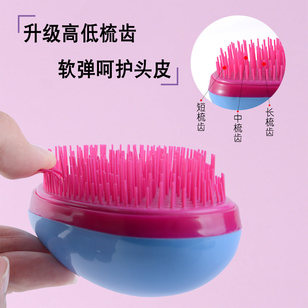 Anti-static massage hair smoothing comb, ergonomic hair care comb, scalp massage anti-tangle hair comb, can be oem personalized