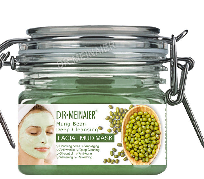 natural mud mask smear-type facial mask cleansing, repairing, brightening, hydrating and removing blackheads face maskexport batch