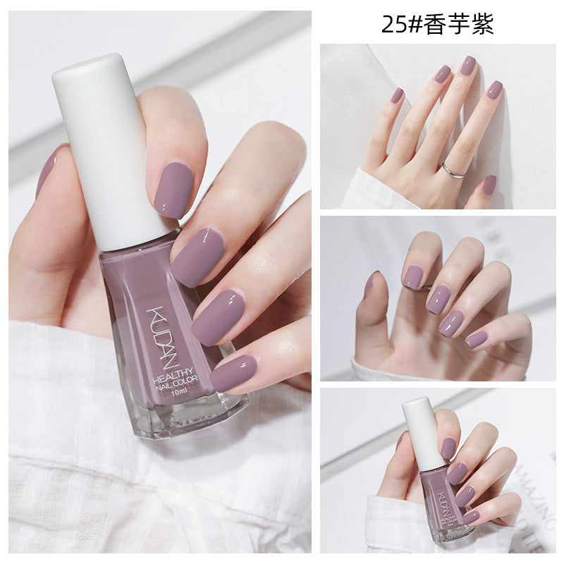 New nail polish: peel-off, no-bake, water-based, odorless, glossy, clear nail polish - spring/summer collection
