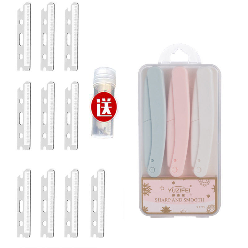 New arrivalsecurity type foldable eyebrow trimmer eyebrow anti-scratch special eyebrow shaving eyebrow trimmer beginner eyebrow trimming tool