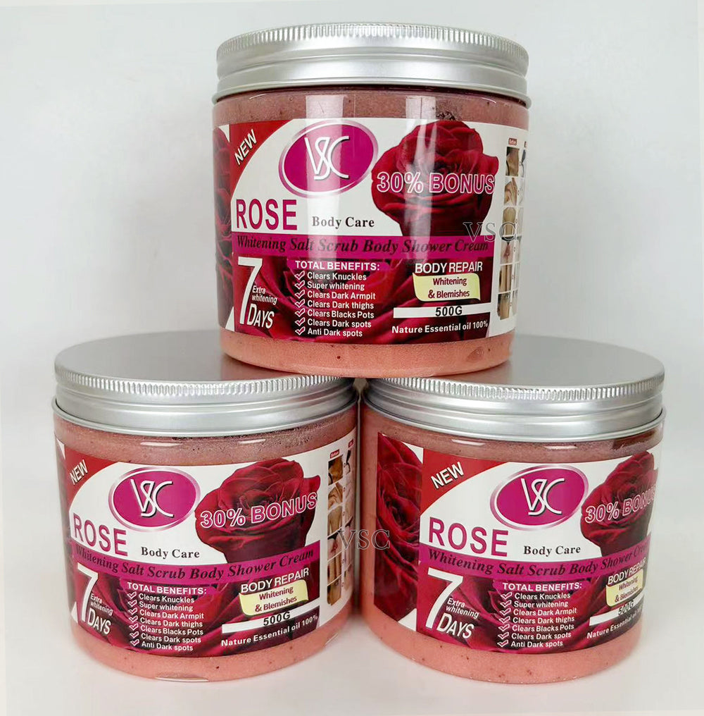 exclusive supply of vc vitamin c scrub wet salt 500g turmeric bath salt cleansing exfoliating bath foreign trade