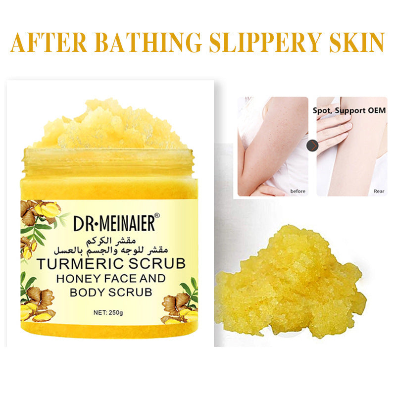turmeric scrub bath salt - softens skin, exfoliates dead skin, cleanses, ginger foot soak, bath salt - wholesale for export