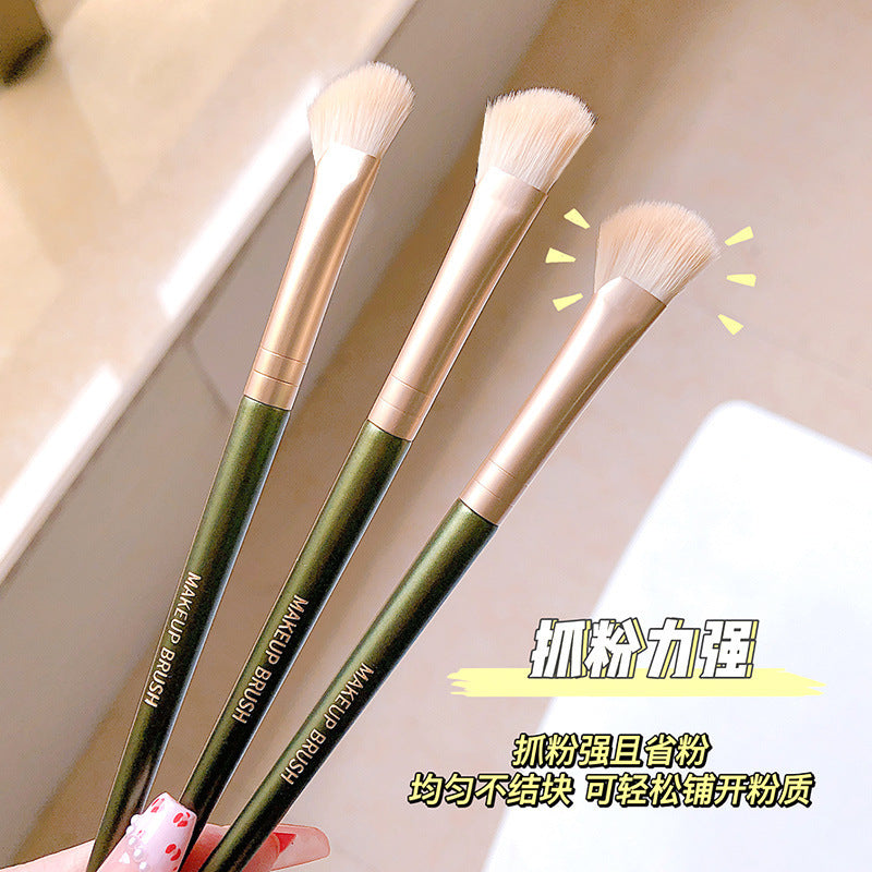 Jonbos sickle nose shadow brush contouring brush semi-fan-shaped oblique head flat head makeup brush nose side brush nose beauty tool