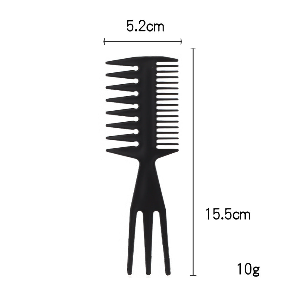 Hairdressing comb cross-border various combs barber shop special comb pointed tail dual-purpose oil head comb can be printed with logo and fixed color