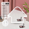 Led makeup mirror - rechargeable, foldable, portable vanity mirror for home, dorm, and desk use with lighted storage
