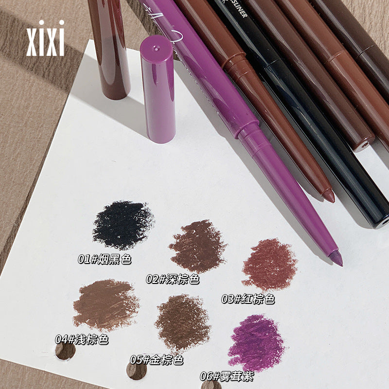 Makeup xixi eyeliner gel pen for women beginners long-lasting waterproof non-smudge outline eyelids to matte silkworm pen