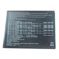 Capel 15-color dark knight eyeshadow palette - shimmer, matte, dark gray, deep shades - european & american smoky eye makeup