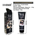 foreign trade menair bamboo charcoal blackhead removal peel-off mask deep sea mud mineral mud nasal mask 120g hanging card type