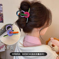 Korean style elegant hollow heart hair clip for women, 2025 new arrival, large claw clip for thick hair, ponytail holder, back of head hair styling tool