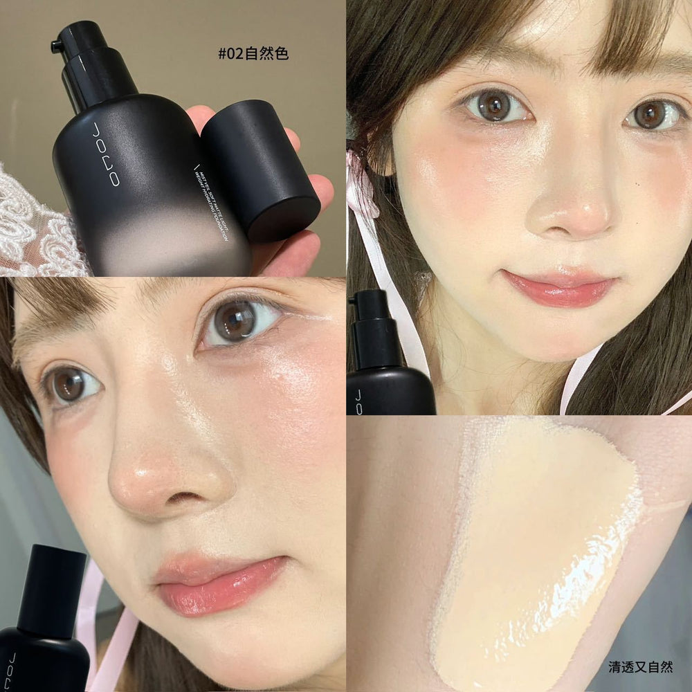 Joco kiri soft matte light moisturizing liquid foundation concealer oil control waterproof anti-sweat long-lasting no powder no makeup foundation