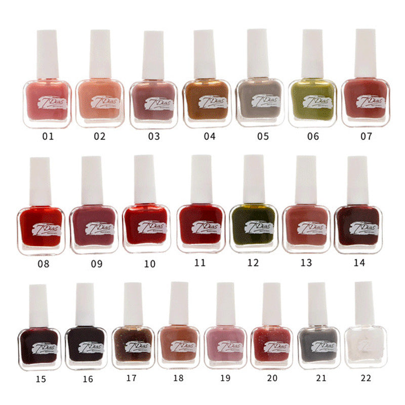 Nail polish manicure shop no-bake quick-drying long-lasting non-tearable fall and winter water-based non-peelable transparent nude nail polish