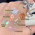 Capavine starry eyeshadow liquid fine shimmer sparkling diamond sequins one tear liquid eyeshadow