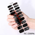 Zhengxiang halloween gel nail art stickers waterproof cross-border uv semi-cured nail stickers customized nail symphony