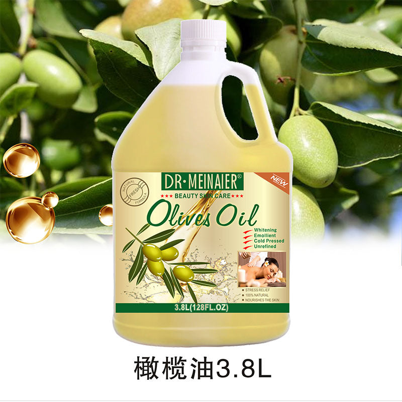 3.8l large bucket massage oil floral fruity brightening facial & body moisturizing olive oil lavender essential oil spa oil