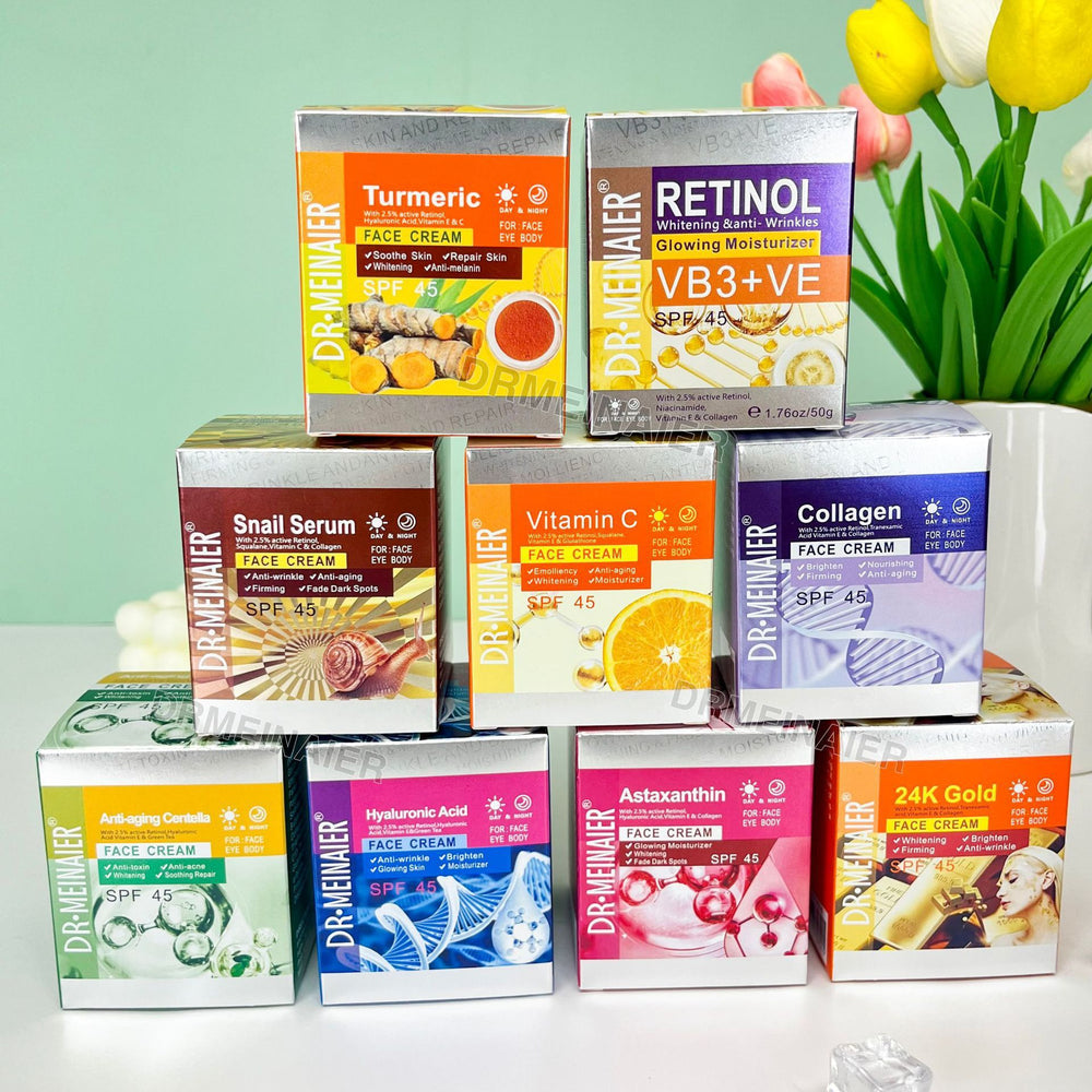 hyaluronic acid collagen facial cream hydrating and moisturizing turmeric retinol moisturizing cream 50g foreign trade wholesale