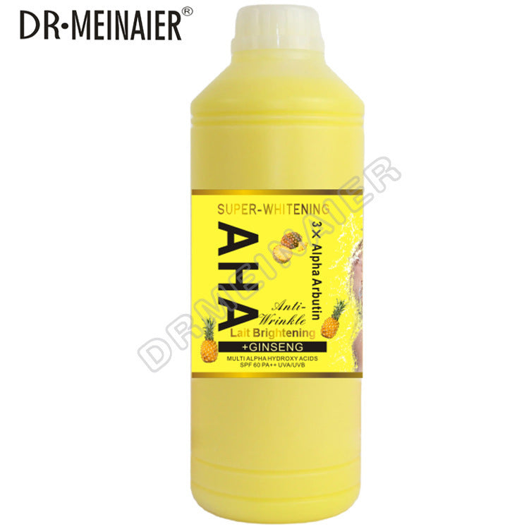 foreign trade aha fruit acid skin care series original liquid bath salt scrub sugar body lotion aha essence wholesale