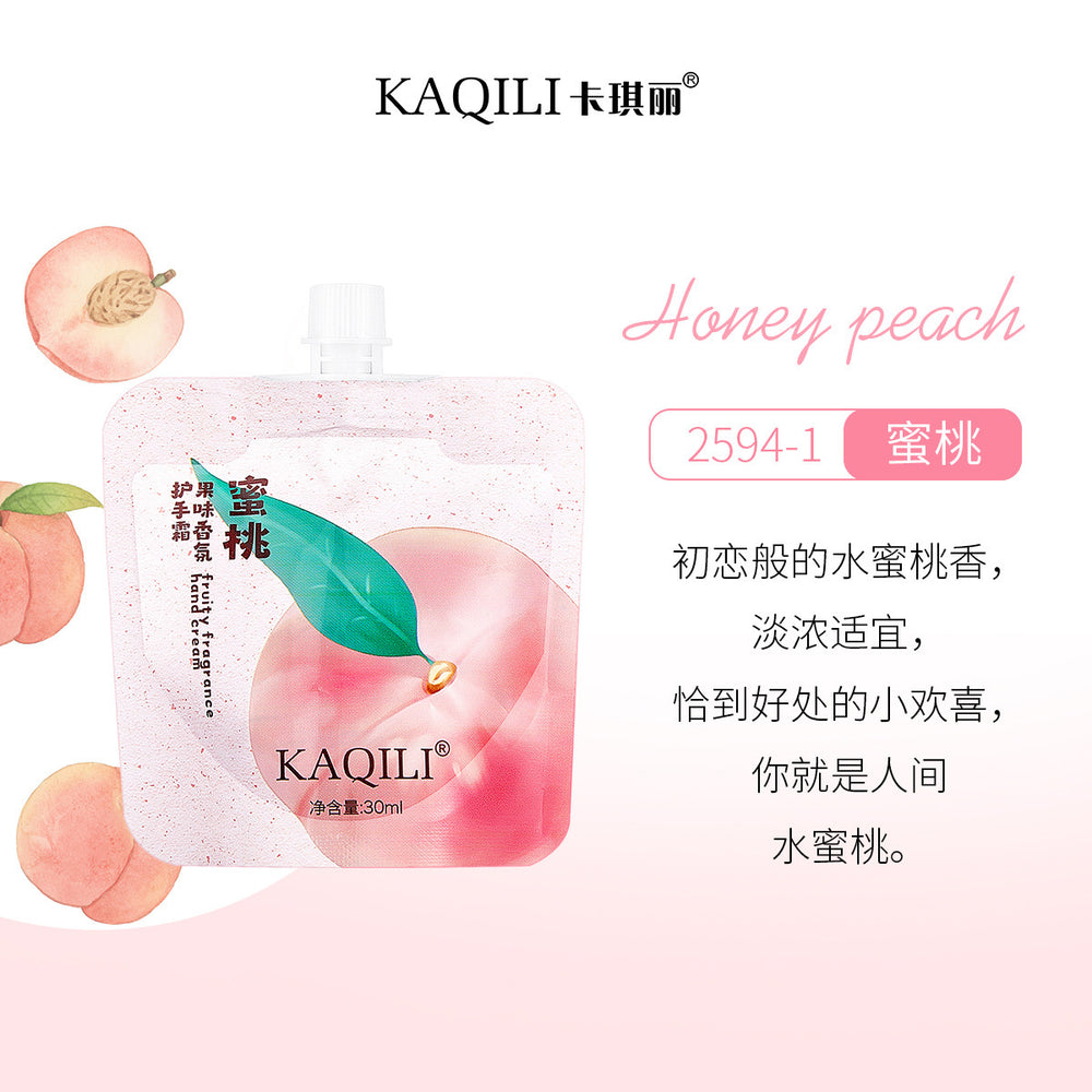 Kaqili fruity fragrance hand cream moisturizing and refreshing non-greasy fall and winter skin care hand cream 30ml