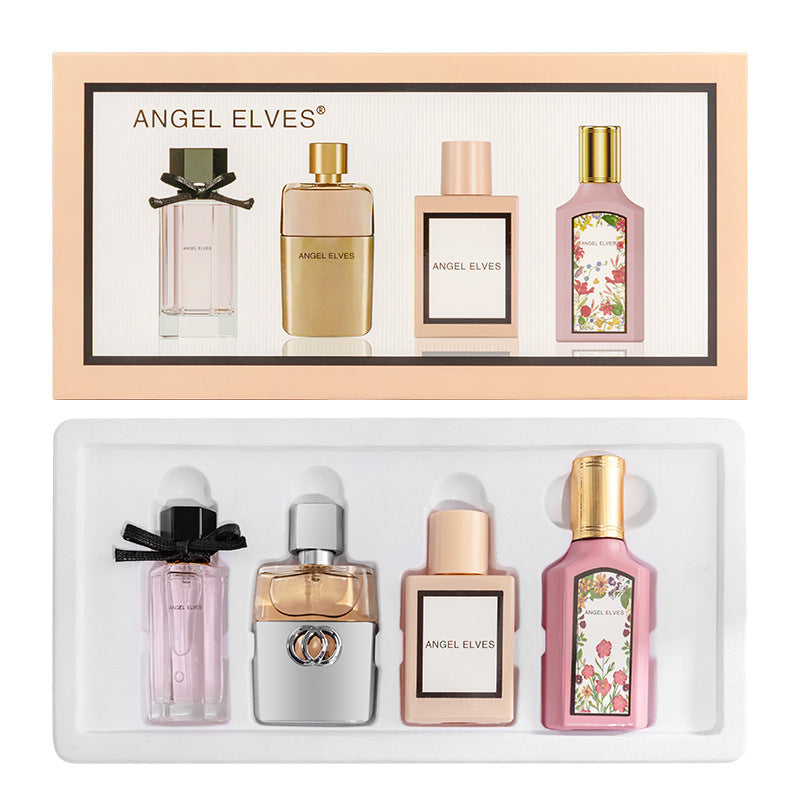 New four-piece perfume set, fragrance blooming set for men and women, cross-border foreign trade gift box wholesale perfumes