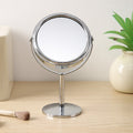 Makeup mirror desktop desktop rotatable magnifying glass princess mirror double-sided dressing mirror mirror for home storage home