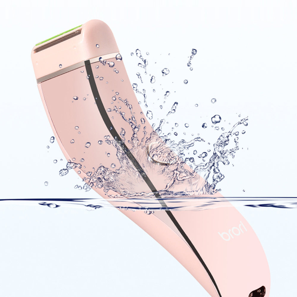 Ready-to-ship amazon moisturizing blade women's shaver, washable epilator, body hair trimmer, eyebrow razor