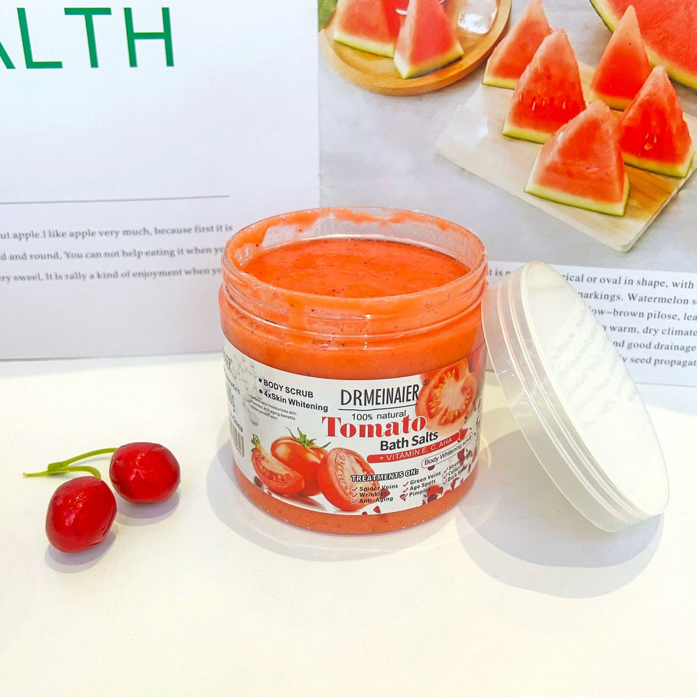 foreign trade tomato scrub bath salt 680g foot bath salt foot bath salt milk rose lavender bath salt