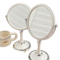Cosmetic mirror desktop dressing mirror beauty double-sided magnifying glass beauty mirror student desktop storage for home home mirror