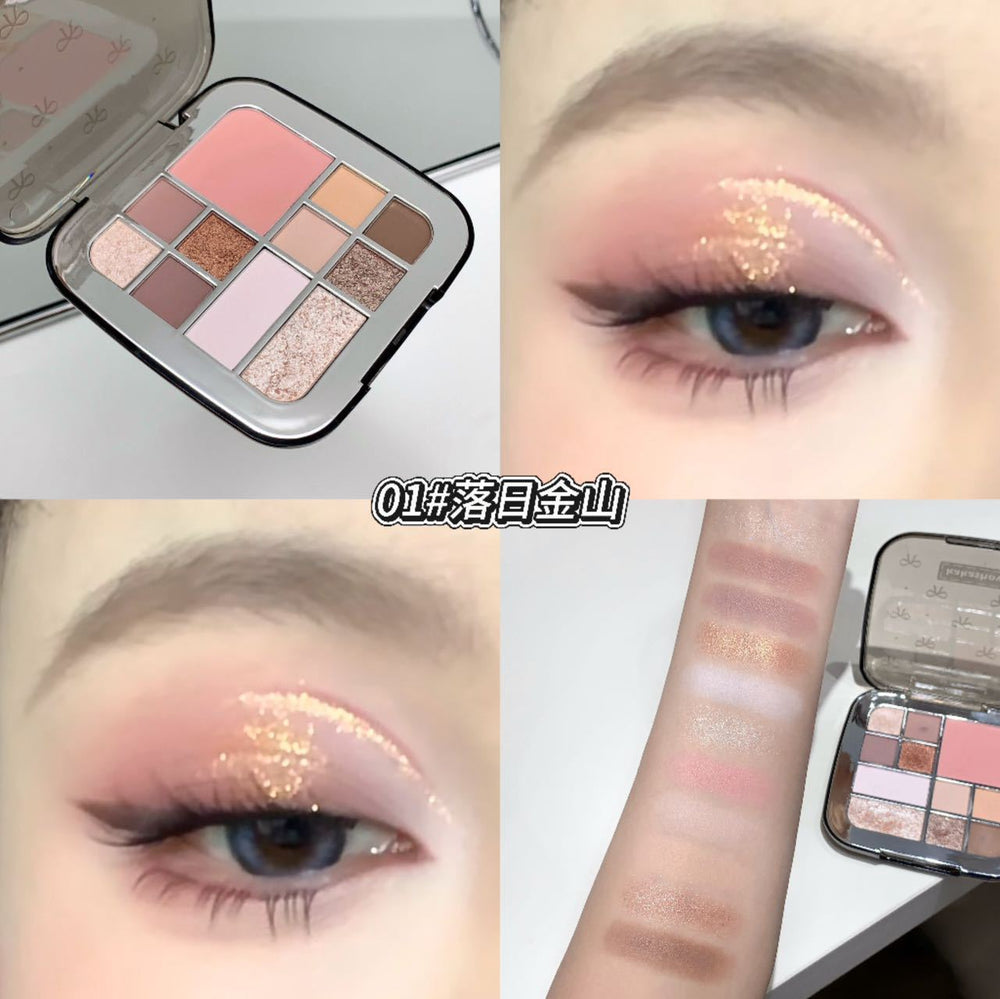 Kakashow all-in-one makeup palette: your one-stop shop for flawless looks - includes highlighter, eyeshadow, contour, and blush