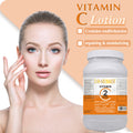 vitamin c brightening body lotion - moisturizing, exfoliating, face & body - rose & lavender scent - 4kg
