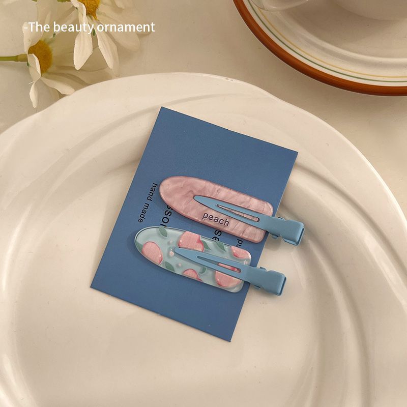 2025new arrival bangs clip classy seamless hairpin side classy one-word clip korean broken hair clip female headwear