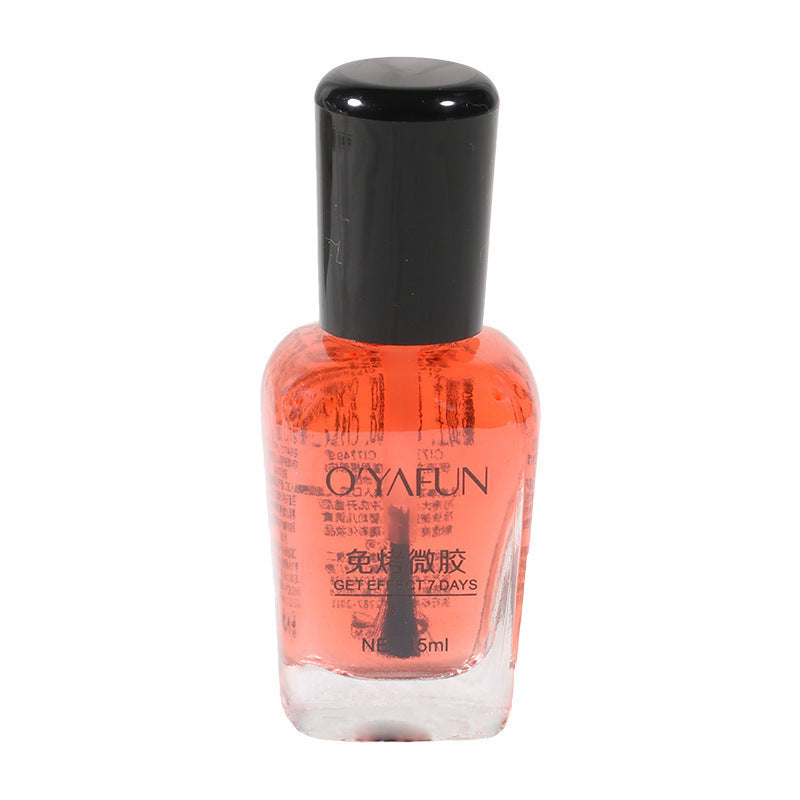 No-bake, quick-drying nail polish, long-lasting, transparent, non-tearable, non-peelable, nutritious, oily manicure, nail polish for summer
