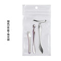 Silver 3-piece set + pearlescent bag